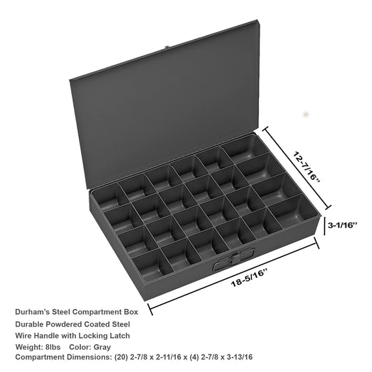 1250-Piece Grade 8 Hardware Kit - Heavy Duty Bolt & Nut Assortment (1/4"-3/4" SAE) with Washers - Industrial Strength Fastener Set in Storage Case